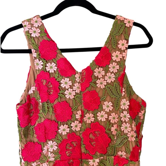 DEX Floral Embroidered Lace Dress- Size Small - Picture 6 of 10